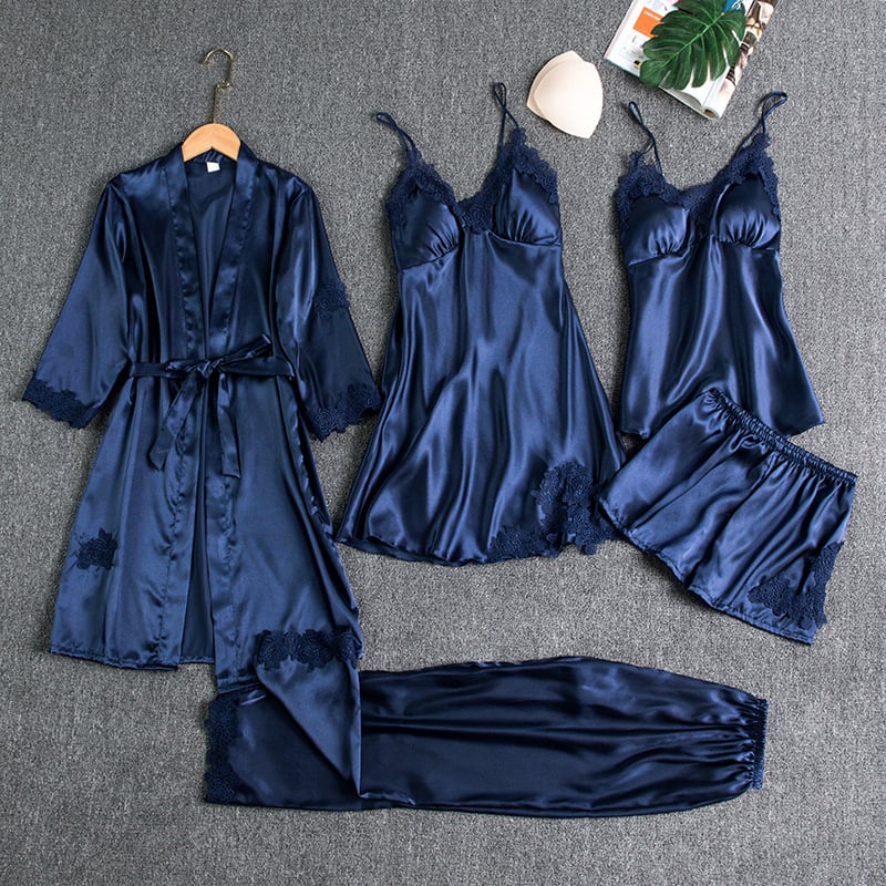 MIREILLE | ELEGANT FIVE-PIECE NIGHT SET