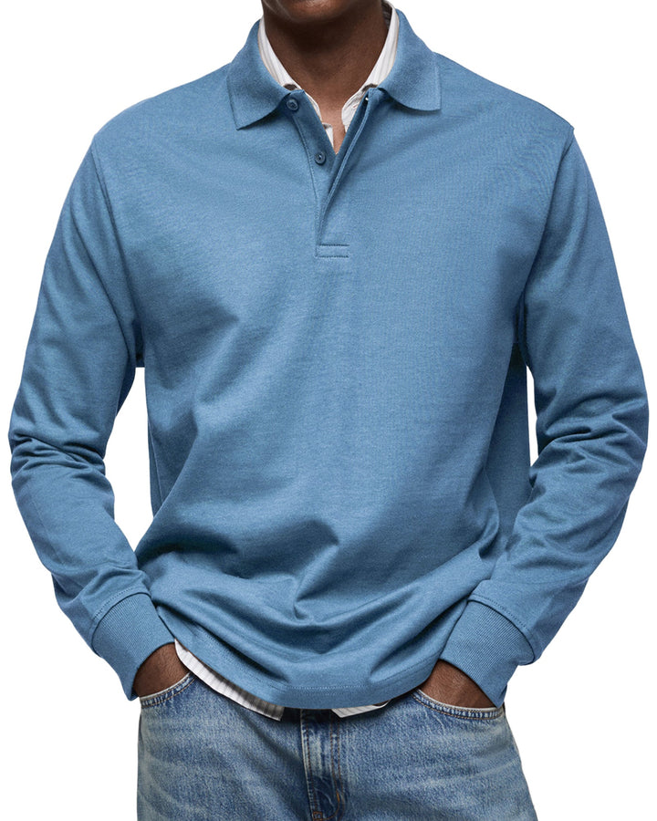 WILSON | CLASSIC LONG SLEEVE POLO-SHIRT