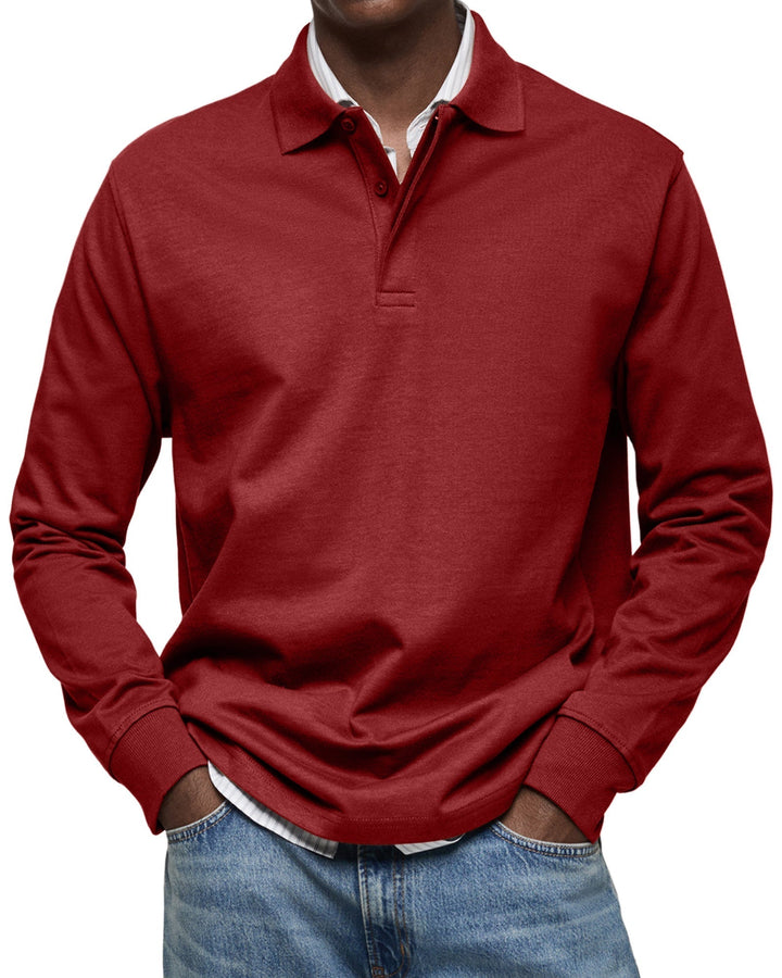 WILSON | CLASSIC LONG SLEEVE POLO-SHIRT