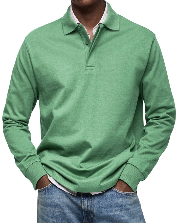 WILSON | CLASSIC LONG SLEEVE POLO-SHIRT
