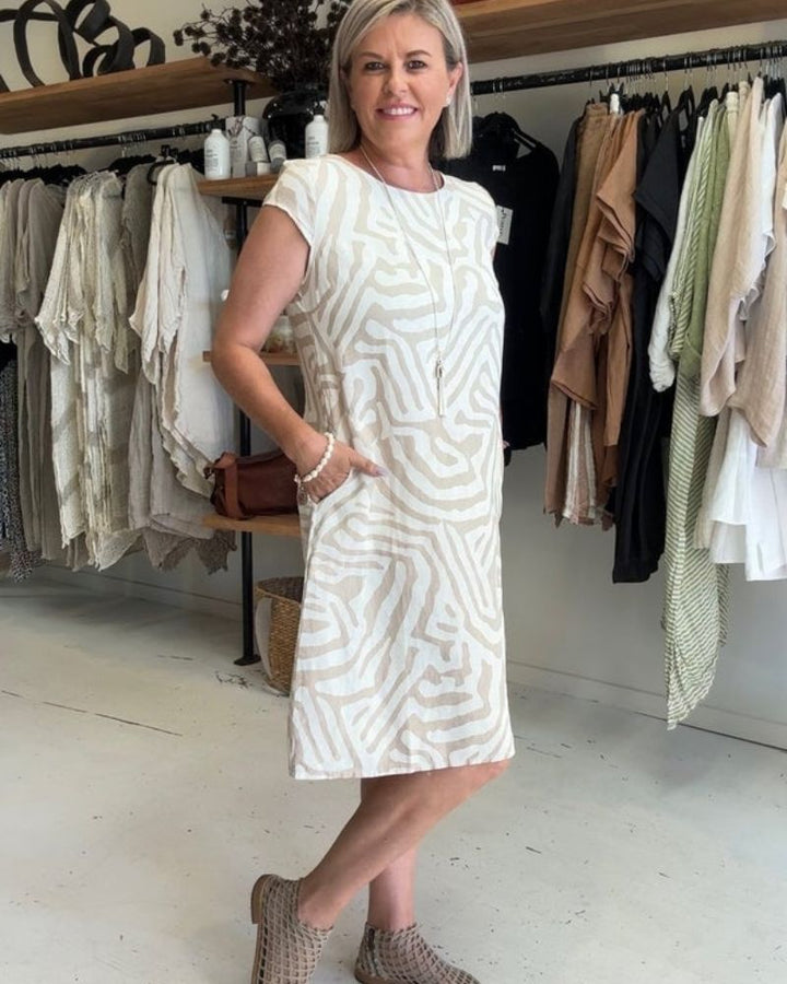 CAMILIA | ELEGANT DRESS WITH PRINT