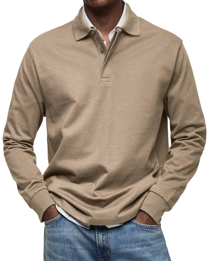 WILSON | CLASSIC LONG SLEEVE POLO-SHIRT