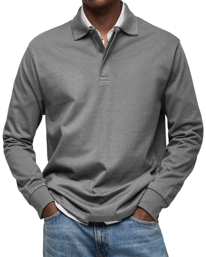 WILSON | CLASSIC LONG SLEEVE POLO-SHIRT