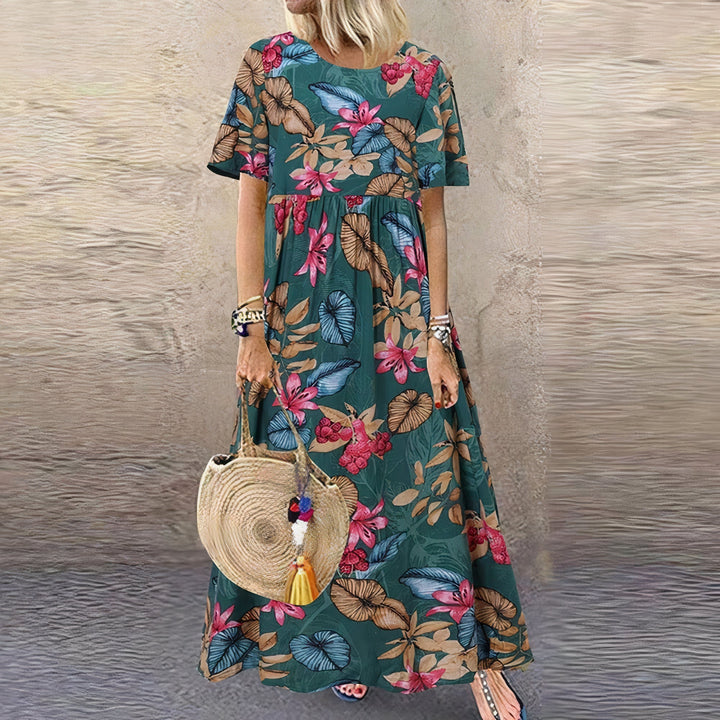 PAULINA | ELEGANT FLORAL DRESS