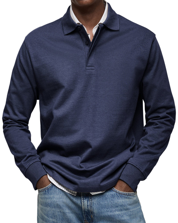 WILSON | CLASSIC LONG SLEEVE POLO-SHIRT