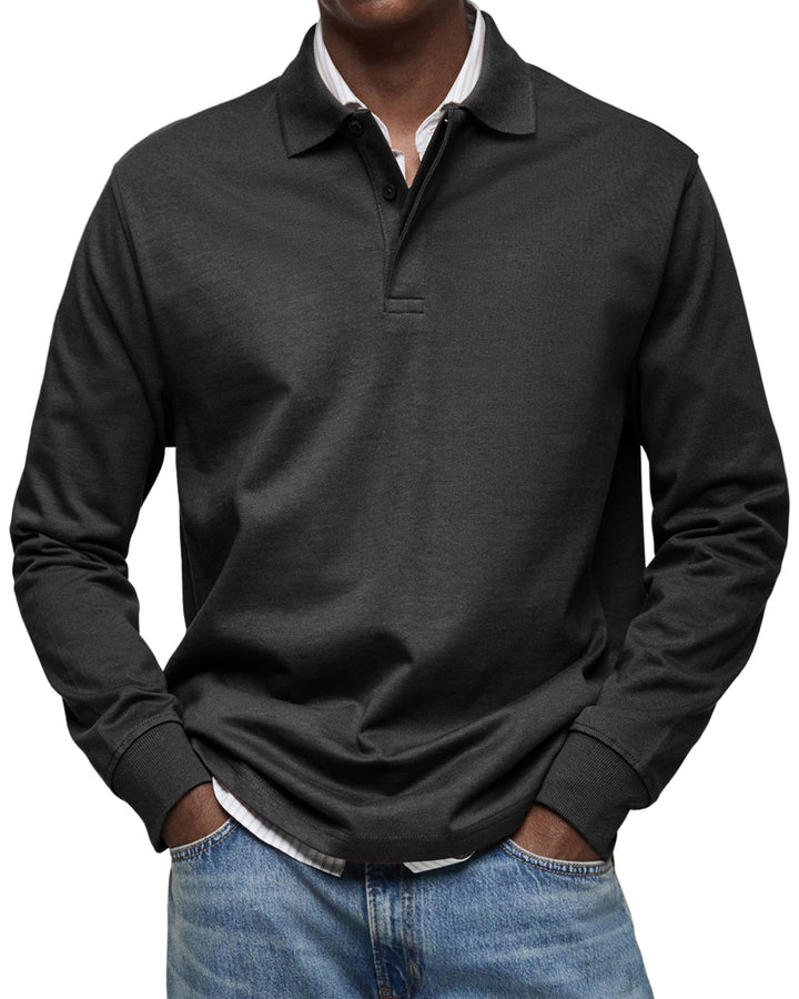 WILSON | CLASSIC LONG SLEEVE POLO-SHIRT