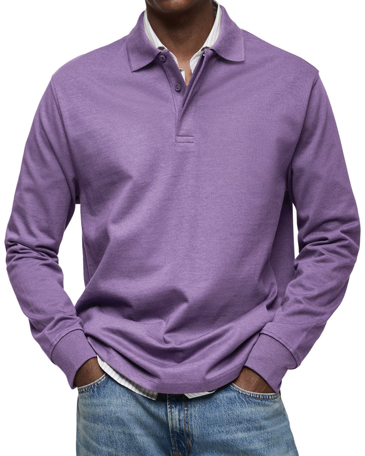 WILSON | CLASSIC LONG SLEEVE POLO-SHIRT