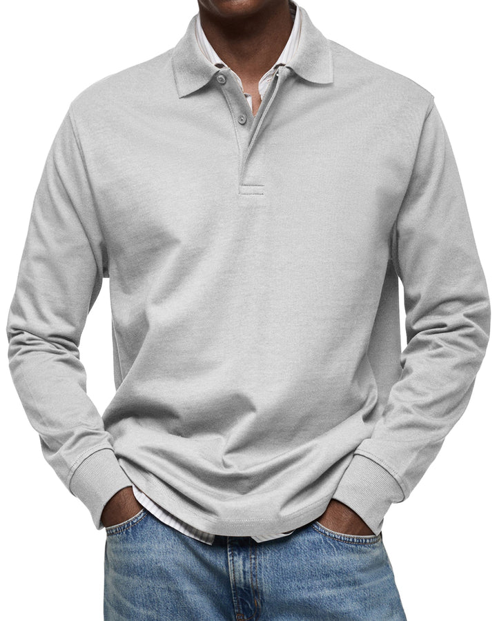 WILSON | CLASSIC LONG SLEEVE POLO-SHIRT