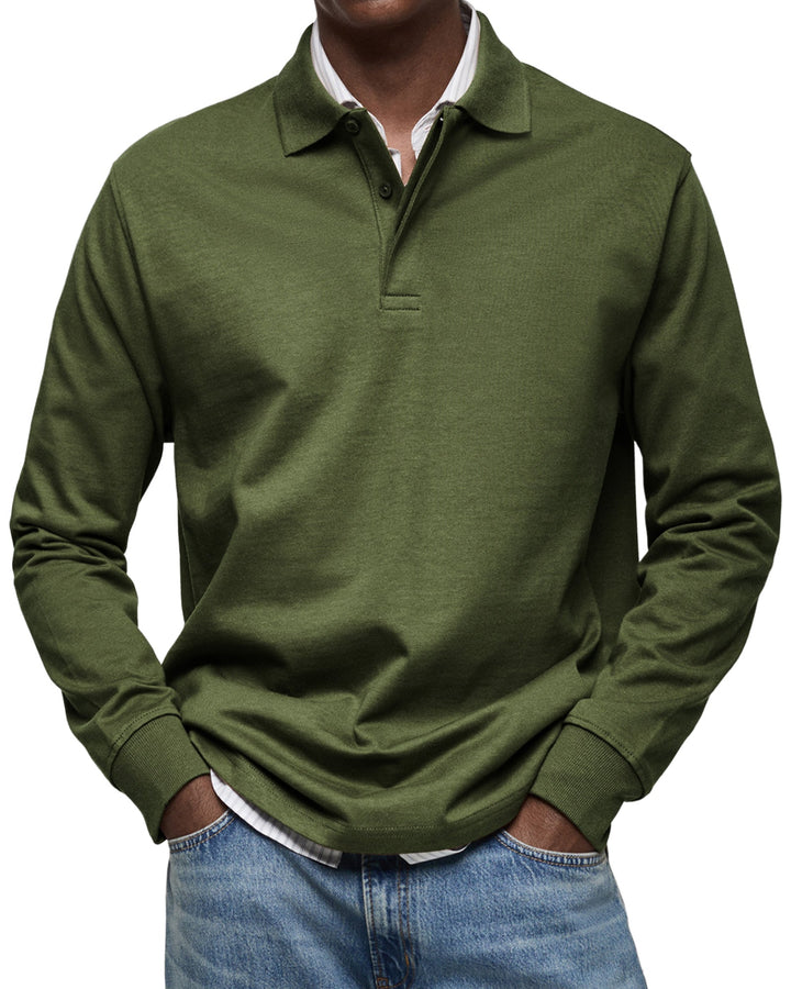 WILSON | CLASSIC LONG SLEEVE POLO-SHIRT
