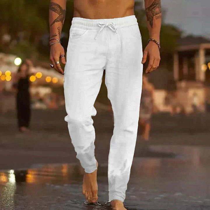 CALVIN | MEN'S LINEN STYLE PANTS