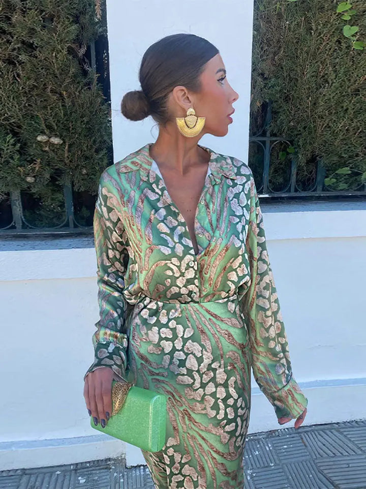 ALVA | ELEGANT COLOURFUL DRESS