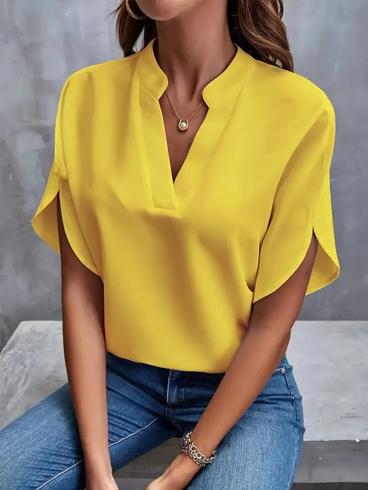 EMILY | SOFT AND ELEGANT BLOUSE WITH V-NECK