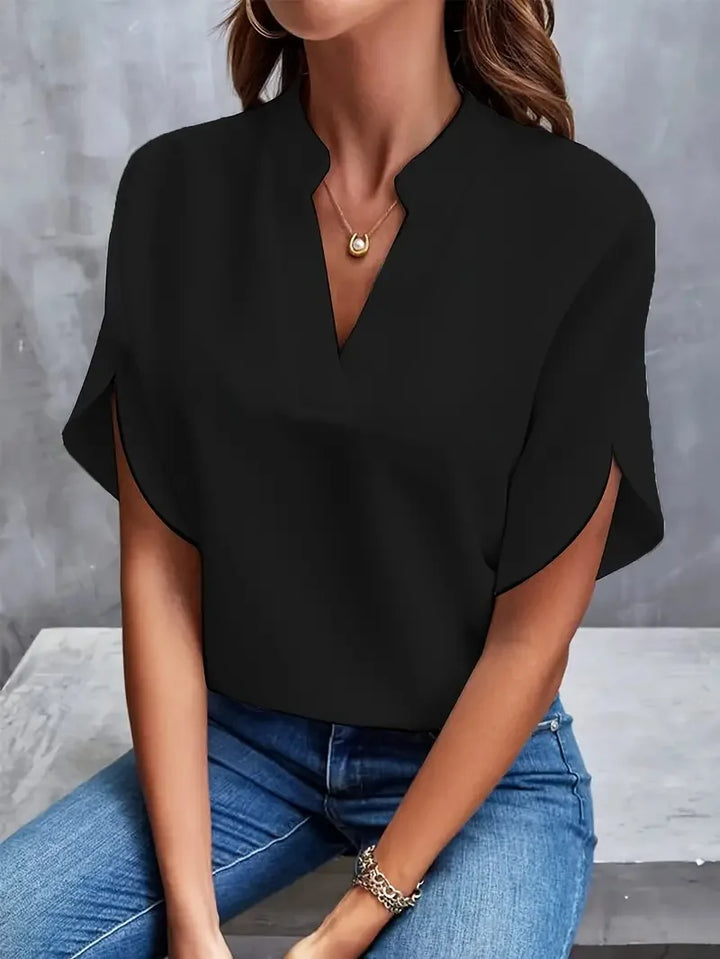 EMILY | SOFT AND ELEGANT BLOUSE WITH V-NECK