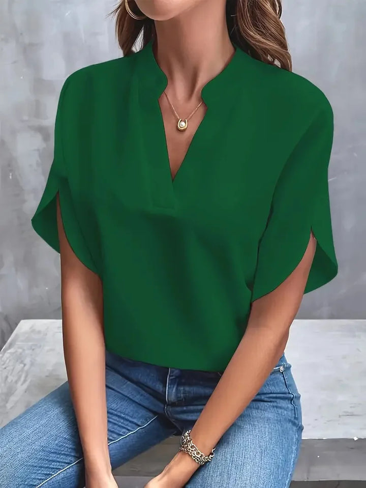 EMILY | SOFT AND ELEGANT BLOUSE WITH V-NECK