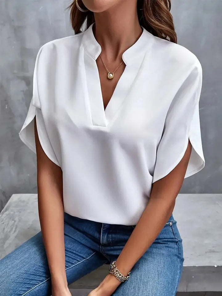 EMILY | SOFT AND ELEGANT BLOUSE WITH V-NECK