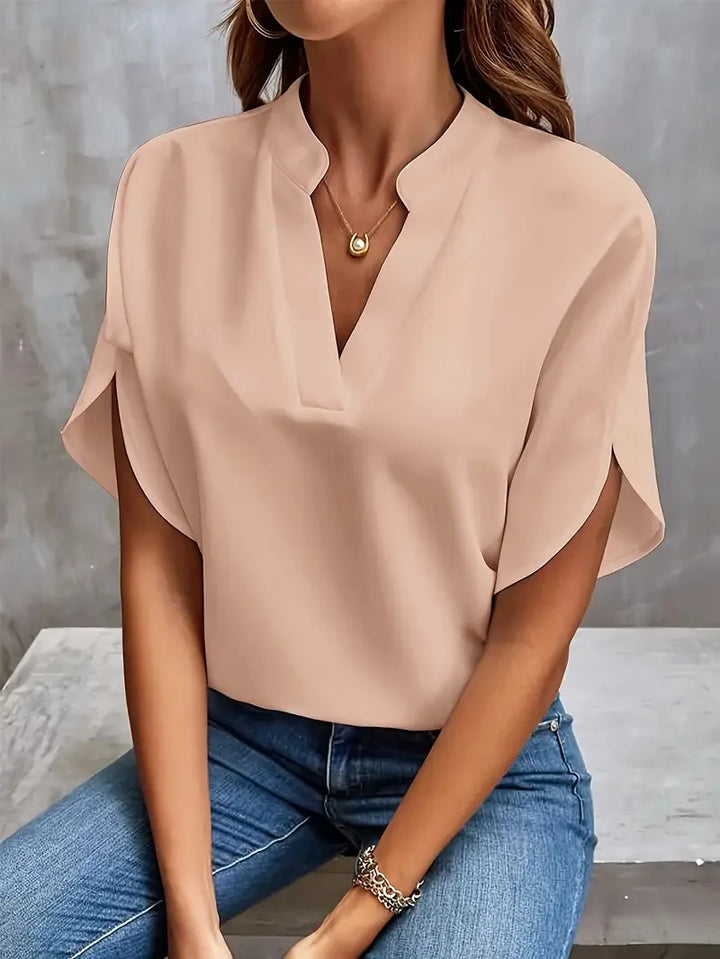 EMILY | SOFT AND ELEGANT BLOUSE WITH V-NECK
