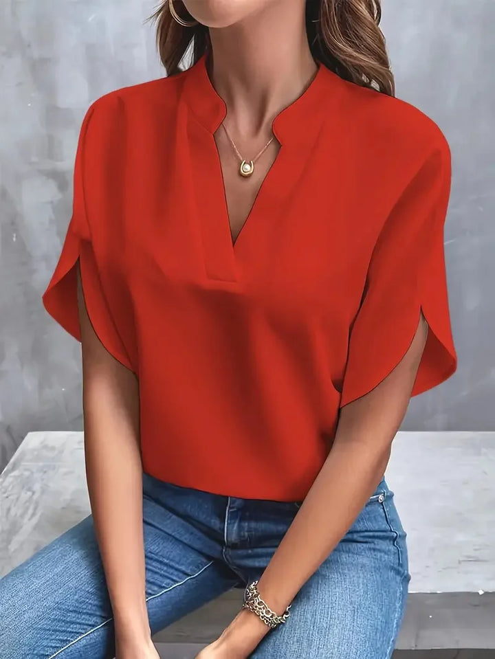 EMILY | SOFT AND ELEGANT BLOUSE WITH V-NECK