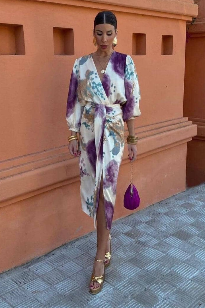 GEORGINA | ELEGANT DRESS WITH PRINT