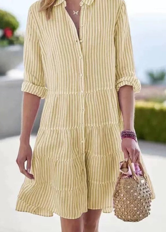 CARINA | ELEGANT STRIPED DRESS