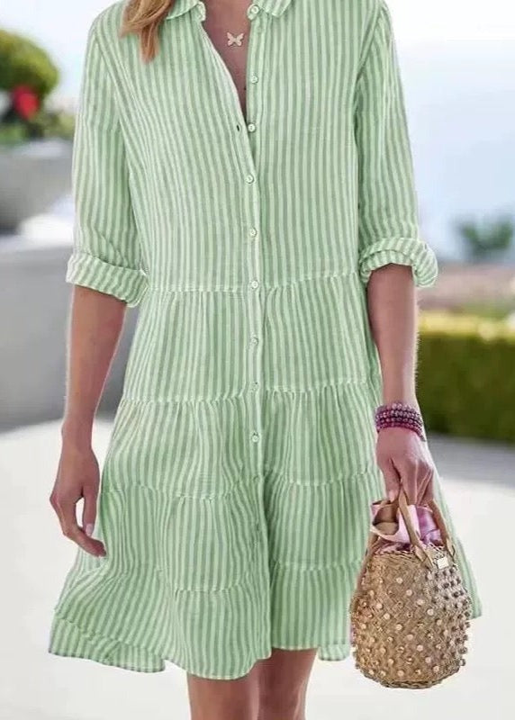 CARINA | ELEGANT STRIPED DRESS