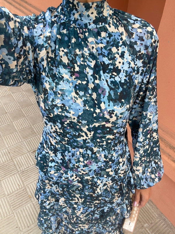 ISADORA | ELEGANT DRESS WITH PRINT