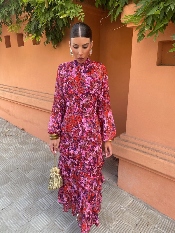 ISAYA | ELEGANT COLOURFUL DRESS