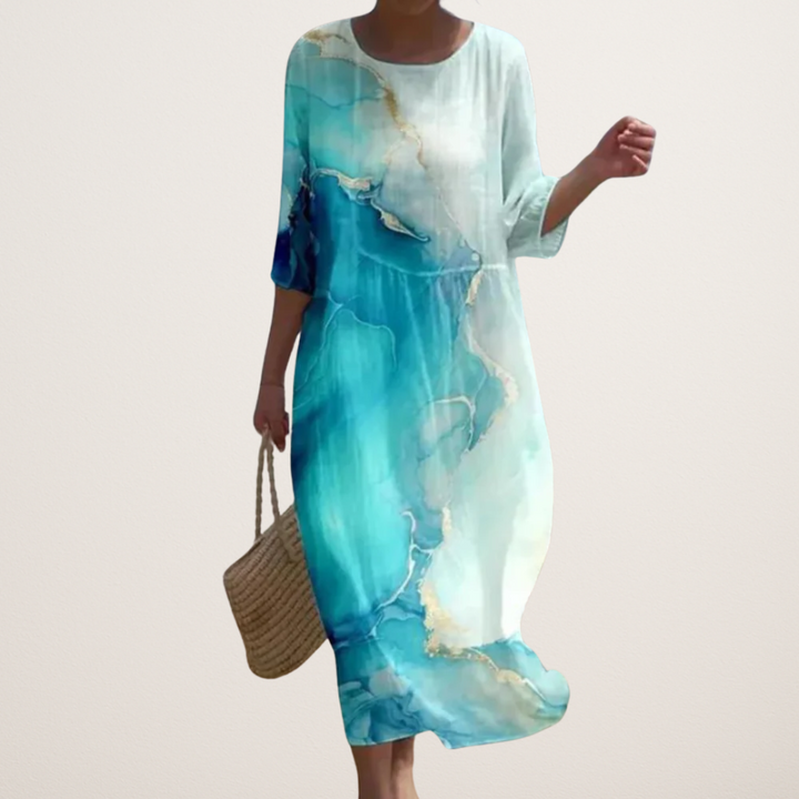 WILMA | ELEGANT DRESS WITH TUMMY COVERAGE