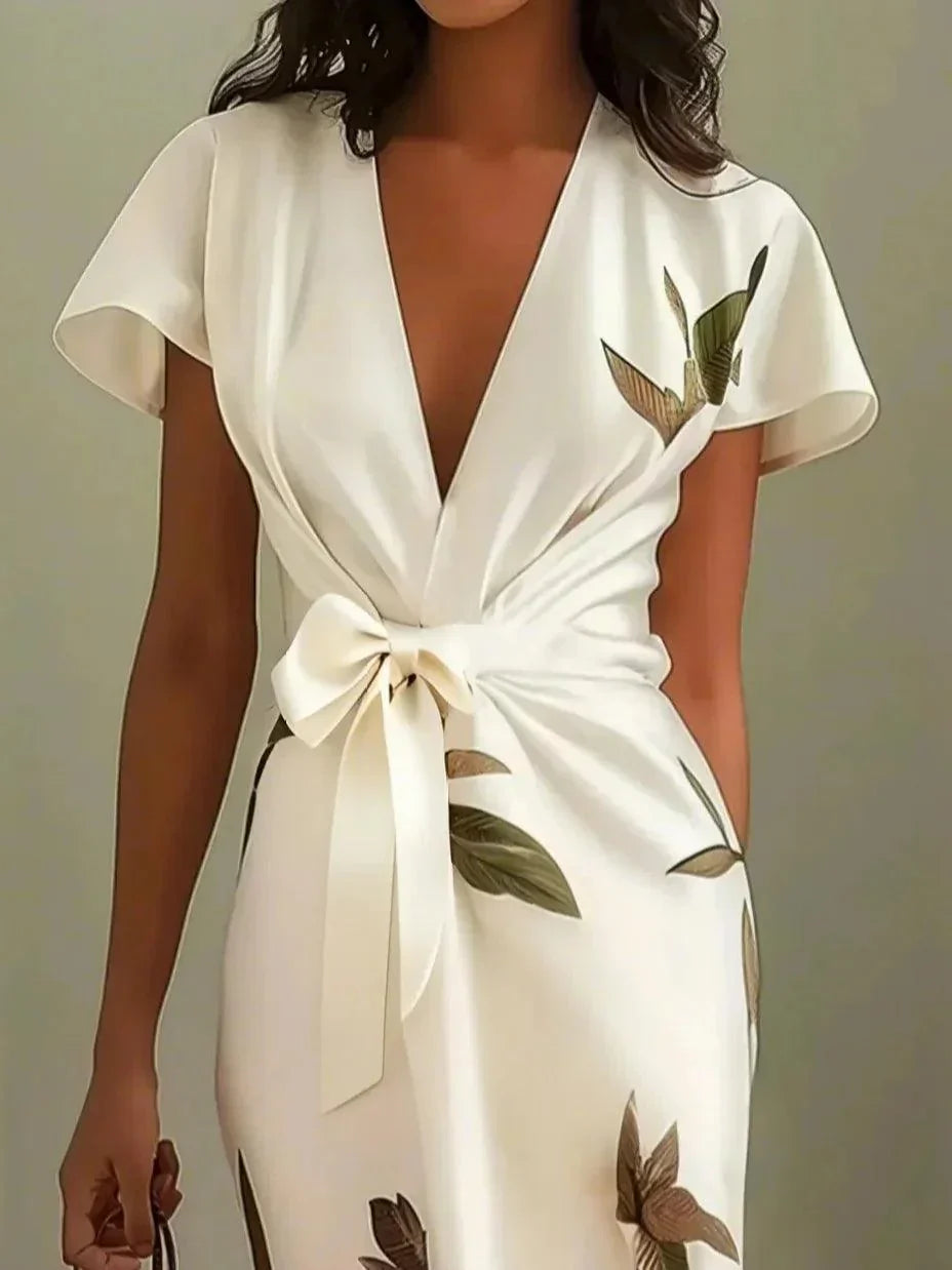 AMIRAN | ELEGANT WRAP DRESS