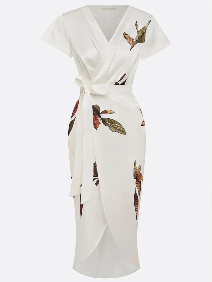 AMIRAN | ELEGANT WRAP DRESS