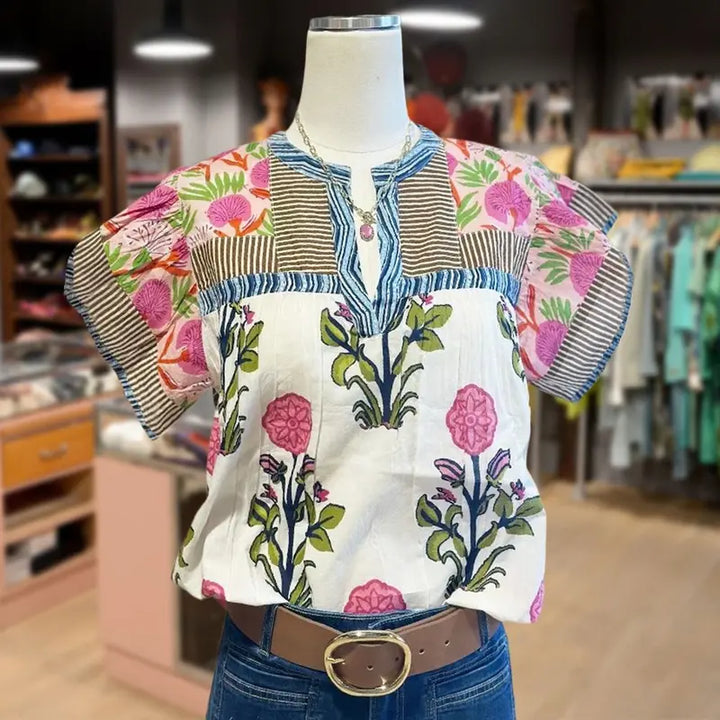 KASHA | ELEGANT BOHO BLOUSE