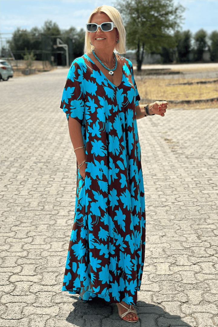 CHARMAINE | ELEGANT DRESS WITH TUMMY COVERAGE