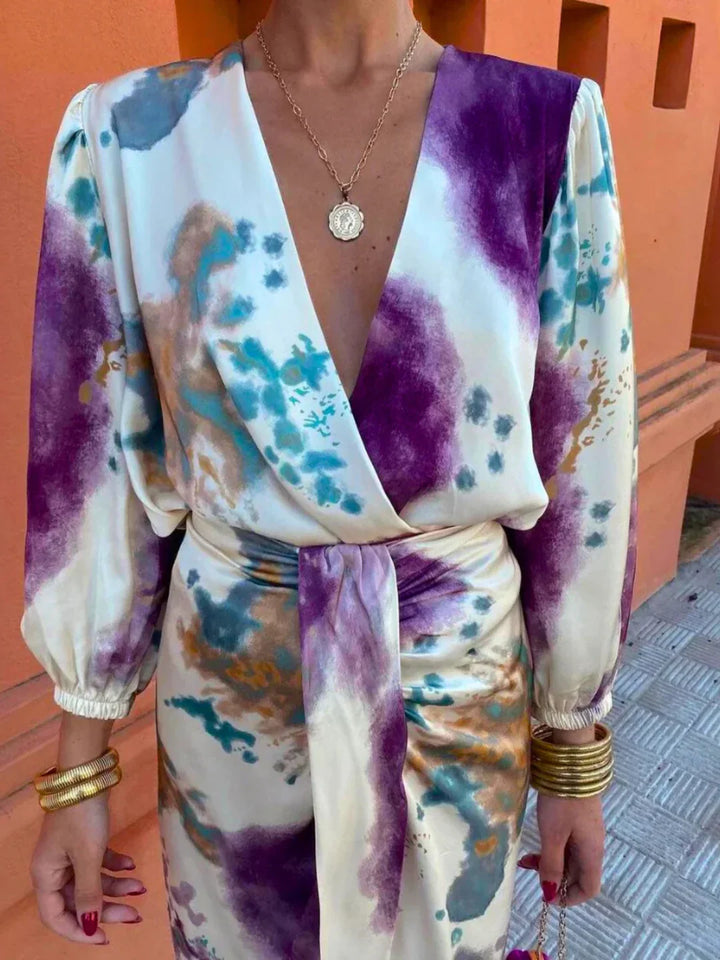 AVRIL | ELEGANT COLOURFUL DRESS