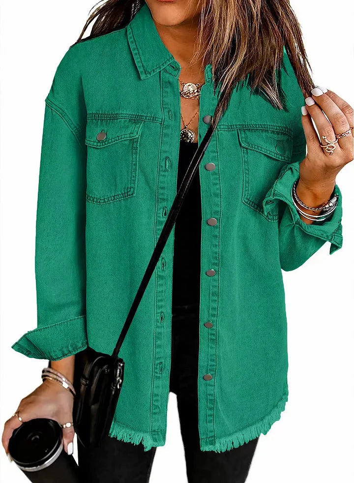 SAMANTHA | COSY DENIM-STYLE JACKET
