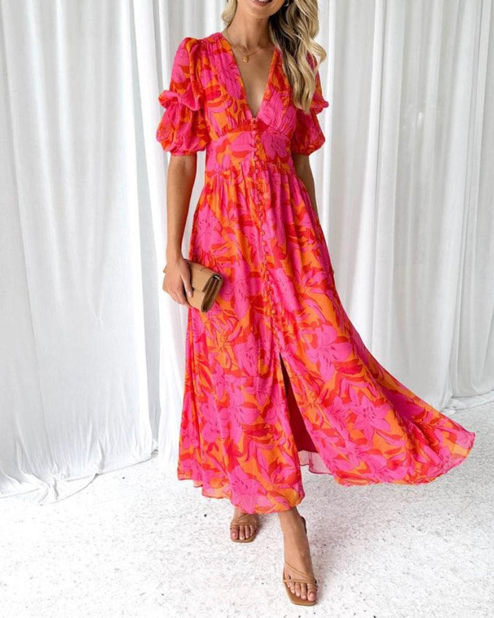 DERANA | COLOURFUL MAXI DRESS