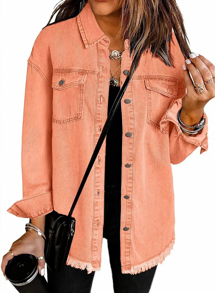 SAMANTHA | COSY DENIM-STYLE JACKET
