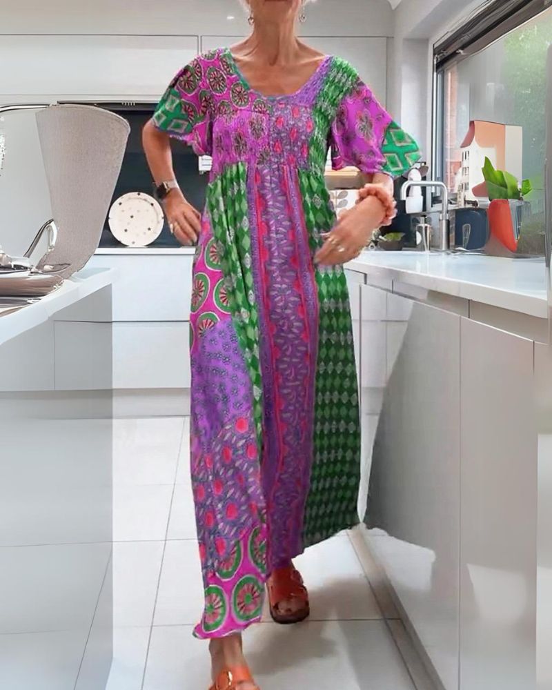 MADELINE | COLOURFUL BOHEMIAN DRESS