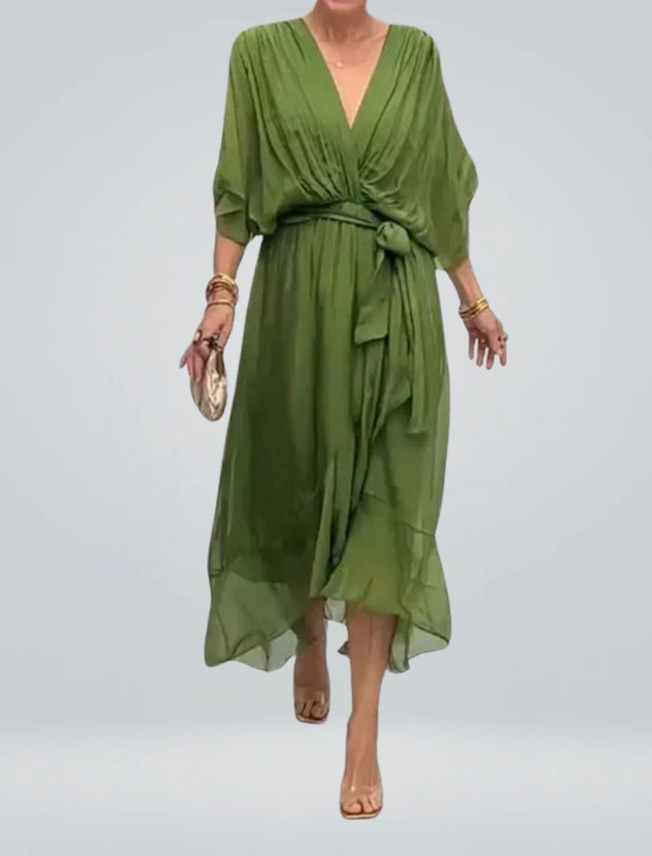 DARIA | ELEGANT DRESS WITH V-NECK