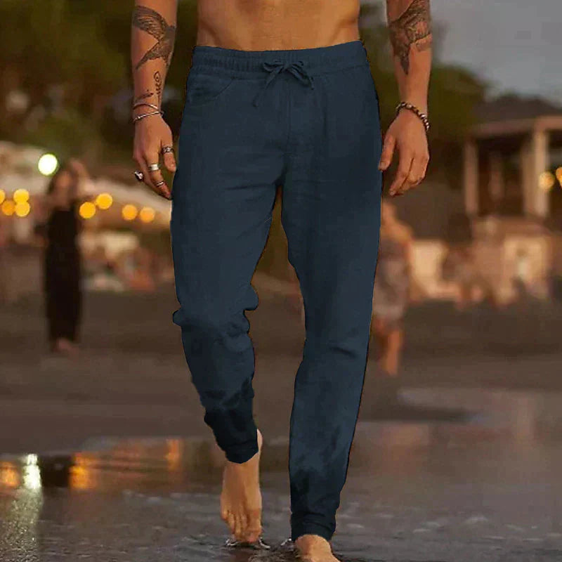 CALVIN | MEN'S LINEN STYLE PANTS