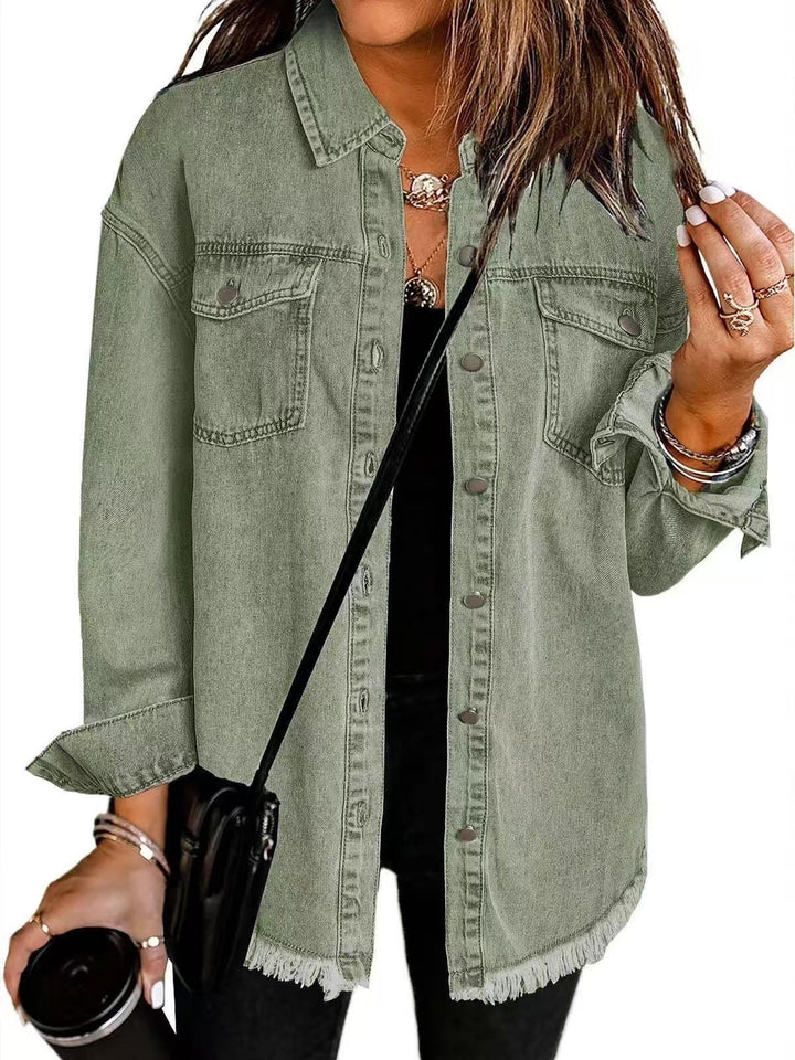 SAMANTHA | COSY DENIM-STYLE JACKET