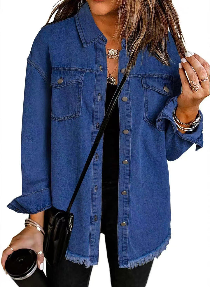 SAMANTHA | COSY DENIM-STYLE JACKET