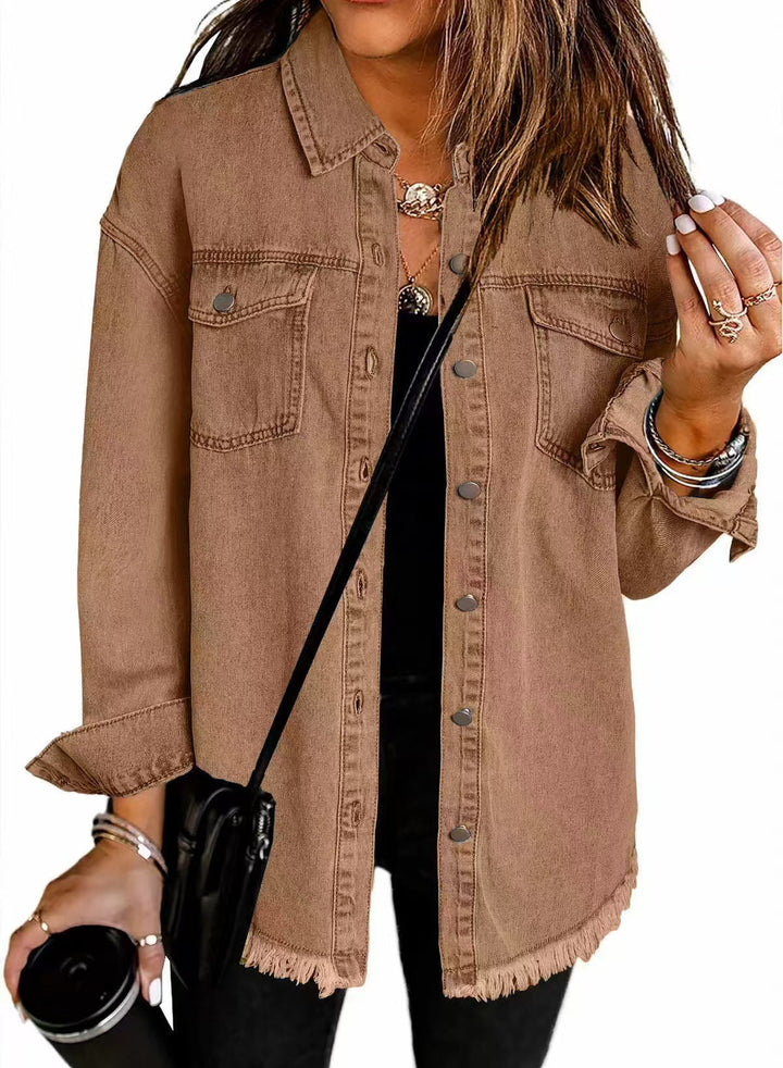 SAMANTHA | COSY DENIM-STYLE JACKET
