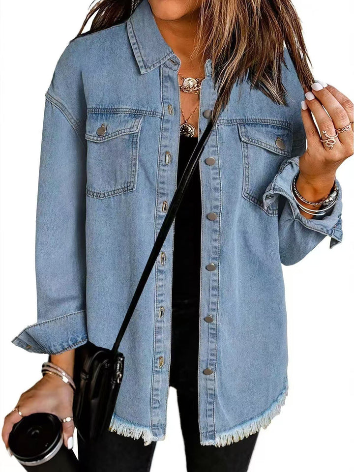 SAMANTHA | COSY DENIM-STYLE JACKET