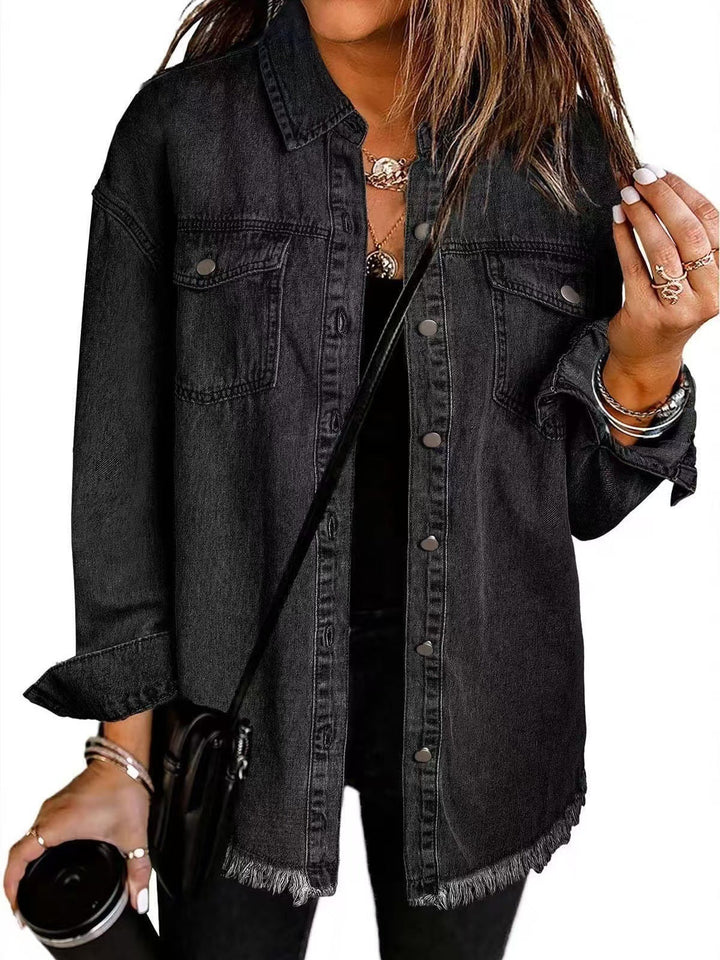 SAMANTHA | COSY DENIM-STYLE JACKET
