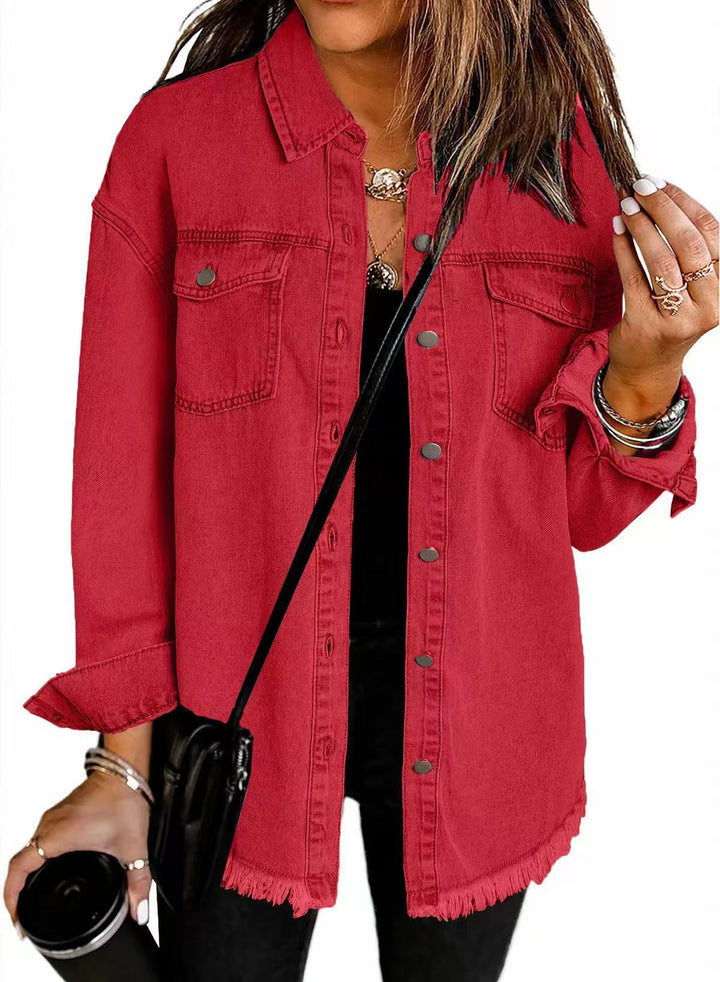SAMANTHA | COSY DENIM-STYLE JACKET