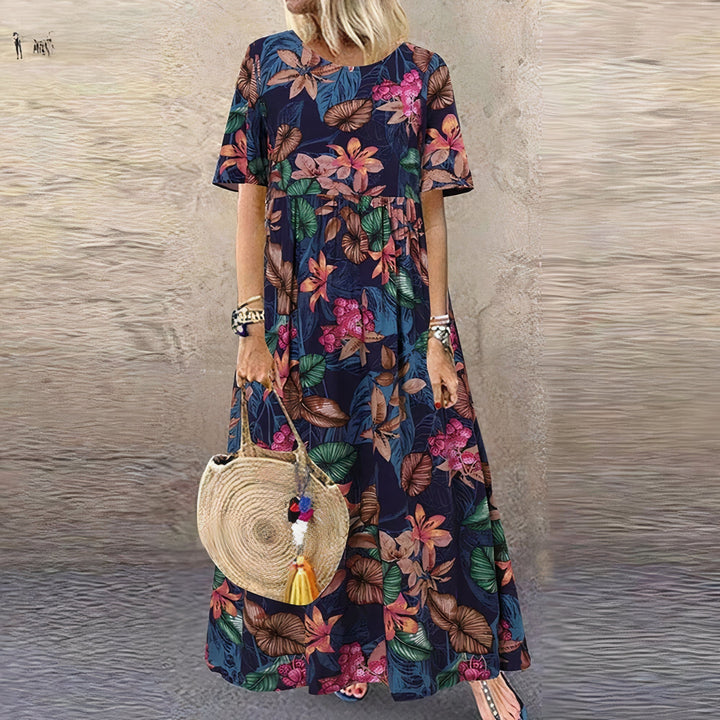 PAULINA | ELEGANT FLORAL DRESS