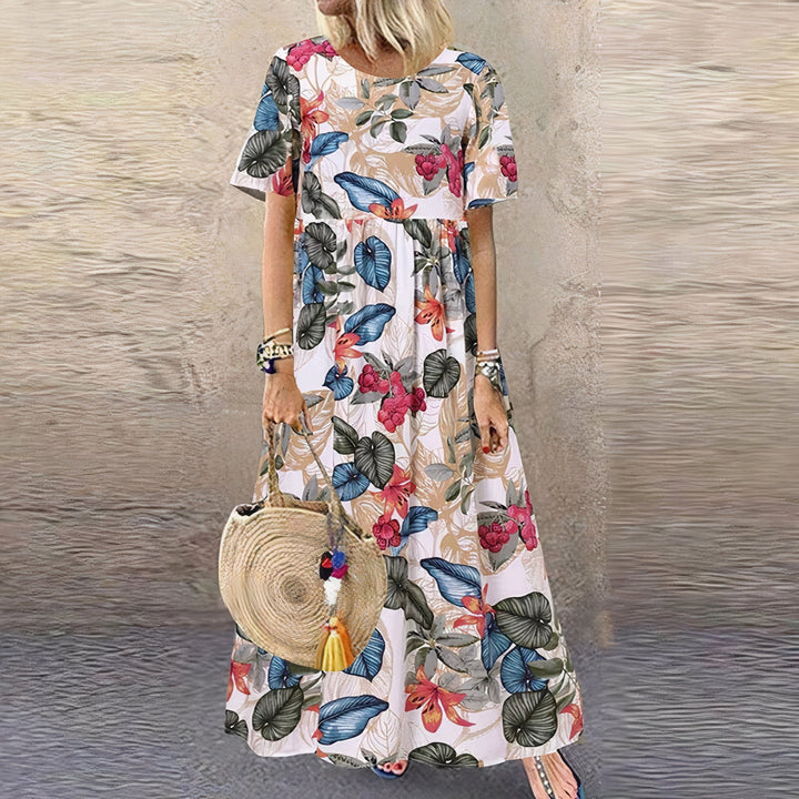 PAULINA | ELEGANT FLORAL DRESS