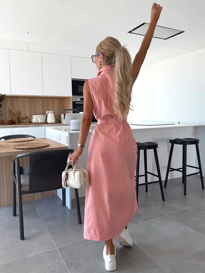 LOLA | MAXI DENIM DRESS