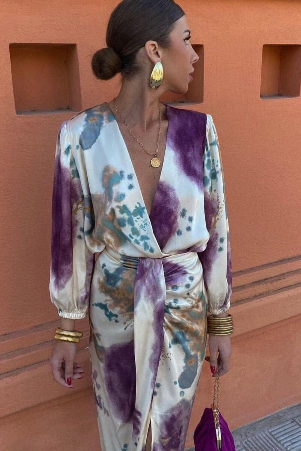 GEORGINA | ELEGANT DRESS WITH PRINT