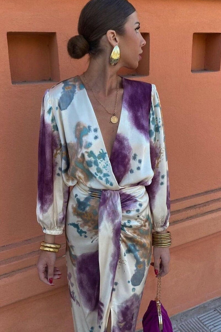 GEORGINA | ELEGANT DRESS WITH PRINT