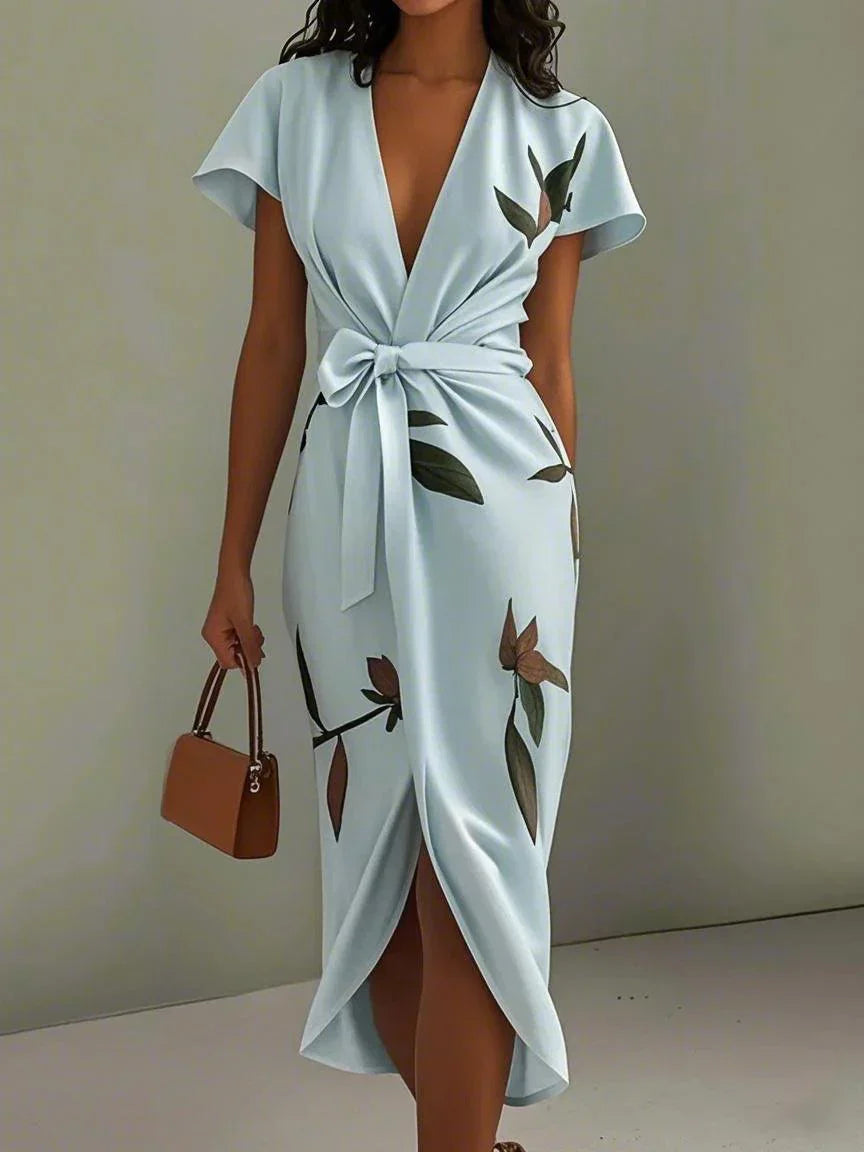 AMIRAN | ELEGANT WRAP DRESS